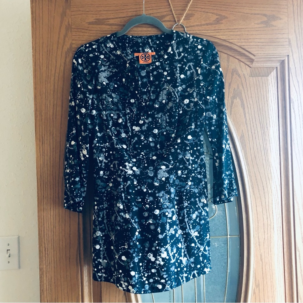 Tory Burch 100% Silk Tunic size 2
